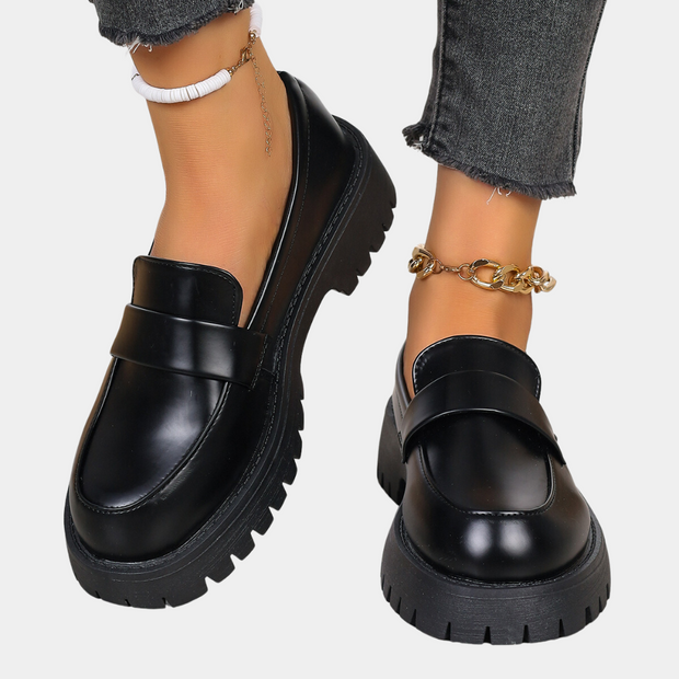 Erlich - Klasyczne letnie mokasyny damskie Women Loafers All-year Warschau Fashion