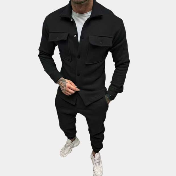 VALERO - Męski Casual Outfit | Marynarka i Spodnie