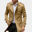 Elegancki Letni Płaszcz Trench dla Mężczyzn Fashion Men Trenchcoat Fall Warschau Fashion