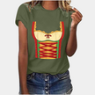 Damski T-shirt z nadrukiem na Oktoberfest | Krótki rękaw