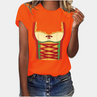 Damski T-shirt z nadrukiem na Oktoberfest | Krótki rękaw