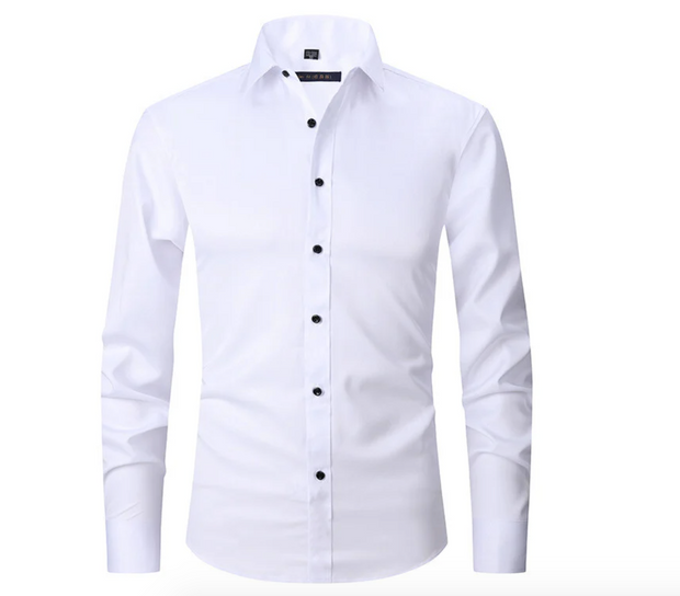 Hugo Rozciągliwa Koszula Męska Heren Overhemden | modern Warschau Fashion Biały S