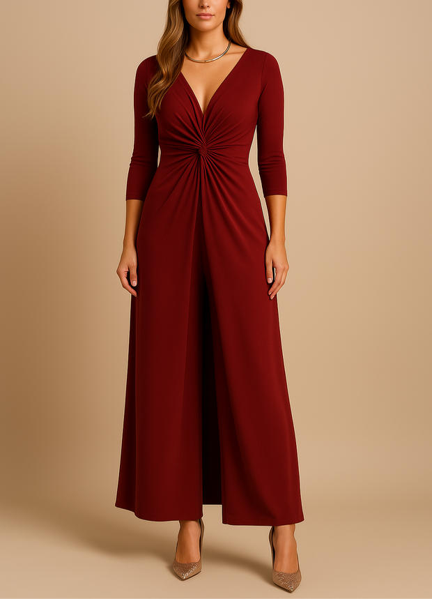 Lieli - Zestaw Dwuczęściowy dla Kobiet Serene Elegance Jurken Warschau Fashion Czerwony S