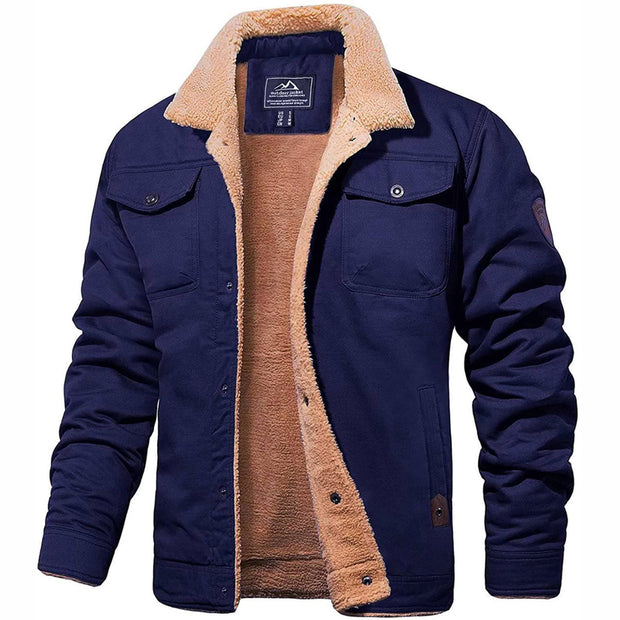 DIRK - Męska kurtka Vintage Bombardier Men Winter Jacket Warschau Fashion Marynarka S