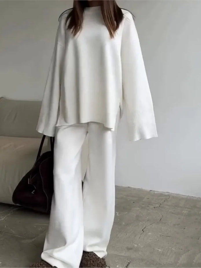 Alicja | Damski Dzianinowy Zestaw Dwuczęściowy Odzież damska Warschau Fashion