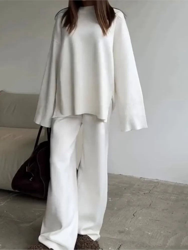 Alicja | Damski Dzianinowy Zestaw Dwuczęściowy Odzież damska Warschau Fashion