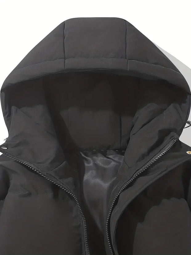 JASON - Męska zimowa kurtka z kapturem Heren winterjas Warschau Fashion