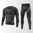 Declan | Wygodna Termiczna Baza na Zimowe Aktywności na Świeżym Powietrzu Men's Jackets Warschau Fashion Czarny/Czerwony M
