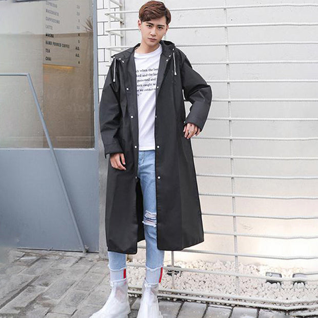 FINN - Unisex Lekki Płaszcz Przeciwdeszczowy, Doskonały na Wiosnę i Lato Fashion Men Jacket Raincoat Fall Warschau Fashion