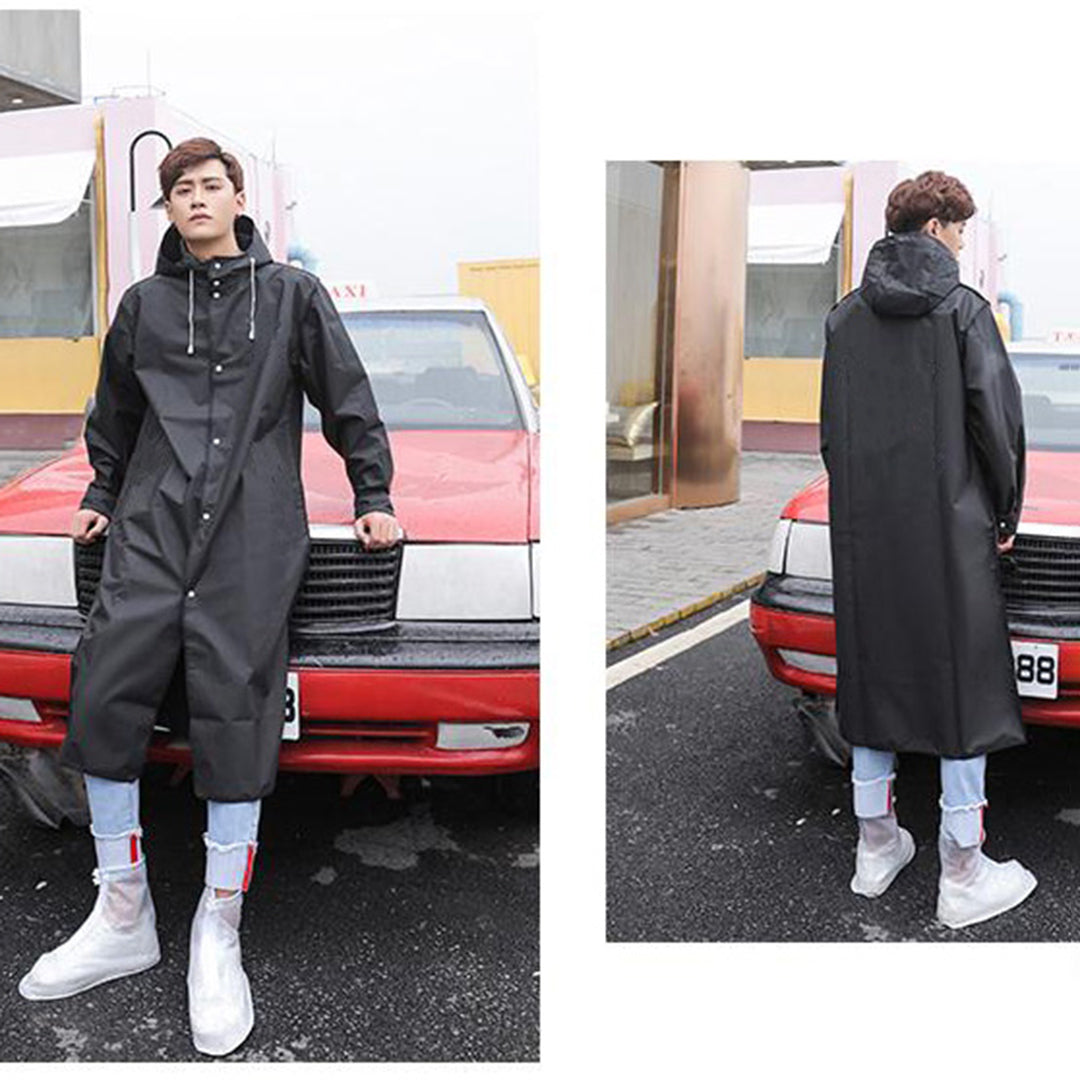 FINN - Unisex Lekki Płaszcz Przeciwdeszczowy, Doskonały na Wiosnę i Lato Fashion Men Jacket Raincoat Fall Warschau Fashion