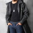 FINN - Unisex Lekki Płaszcz Przeciwdeszczowy, Doskonały na Wiosnę i Lato Fashion Men Jacket Raincoat Fall Warschau Fashion