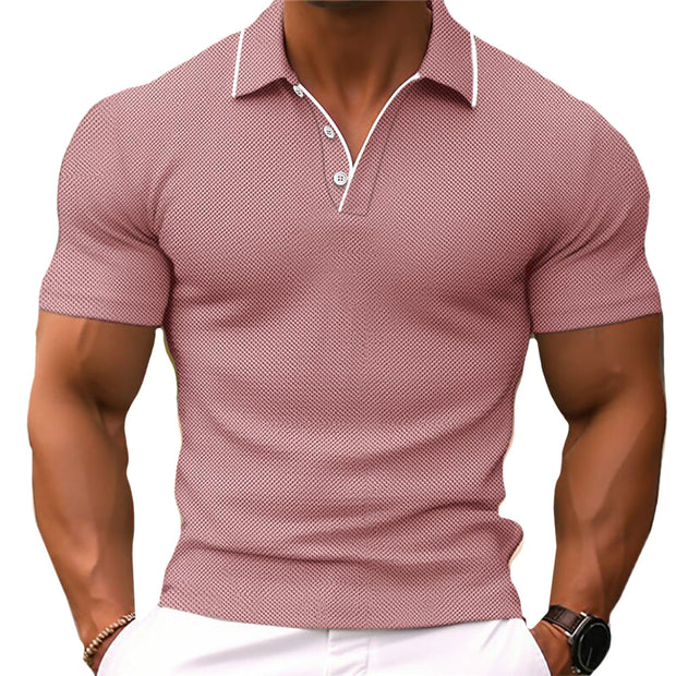 Stylowa męska koszula w casualowym stylu Men Shirts & Tops Warschau Fashion Różowy S
