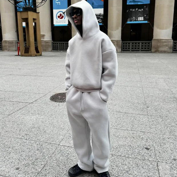 Bodhi | Męski Zestaw Treningowy Lässig | Dwuczęściowy Men Set Warschau Fashion Szary S