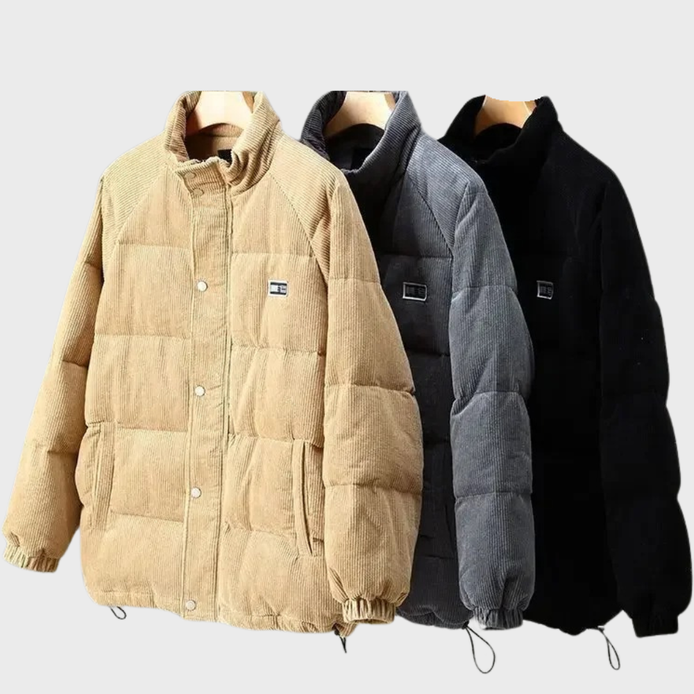 Franco Męska Kurtka Puchowa Fashion Men Jacket Puffer Winter Warschau Fashion