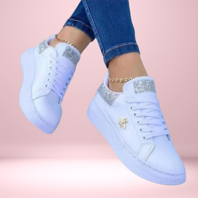 Błyszczące sneakersy dla kobiet