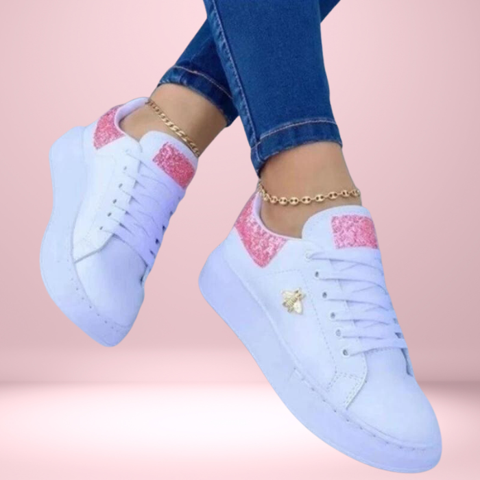 Błyszczące sneakersy dla kobiet