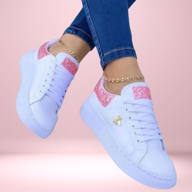 Błyszczące sneakersy dla kobiet