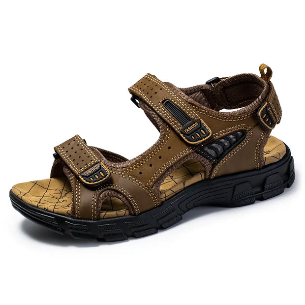 Julia | Wygodne Sandaletta Dames Sandalen | klassiek Warschau Fashion Ciemnobrązowy 38