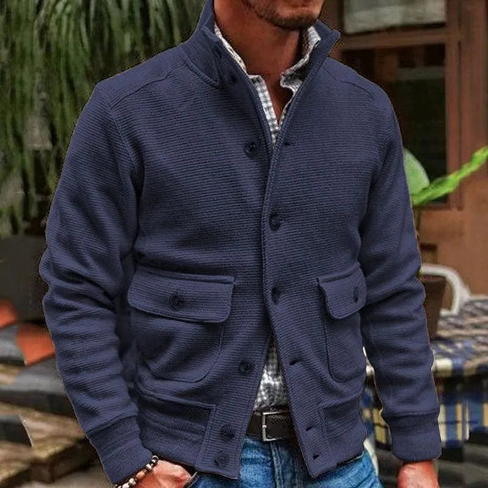 PIM - Komfortowa Męska Kurtka na Jesień Kleding & Accessoires > Kleding > Bovenkleding > Jassen Warschau Fashion Niebieski XS