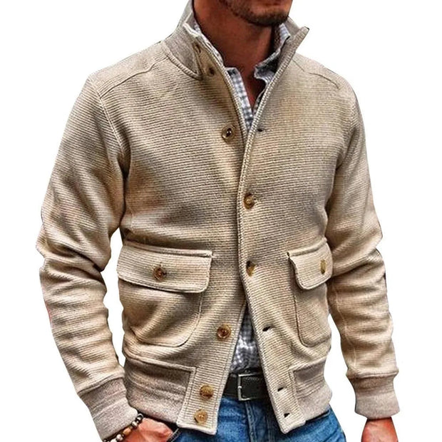 PIM - Komfortowa Męska Kurtka na Jesień Kleding & Accessoires > Kleding > Bovenkleding > Jassen Warschau Fashion Brązowy XS