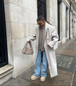 Stylowy Długi Płaszcz Wełniany | Saphira Trench Coat Women Warschau Fashion