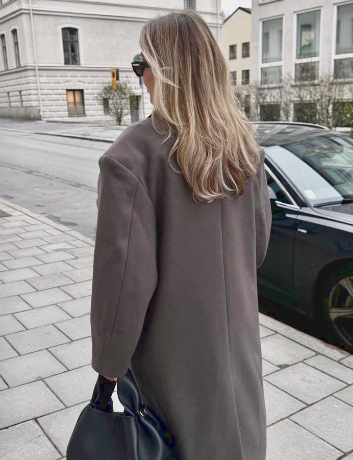 Stylowy Długi Płaszcz Wełniany | Saphira Trench Coat Women Warschau Fashion
