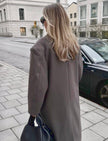 Stylowy Długi Płaszcz Wełniany | Saphira Trench Coat Women Warschau Fashion