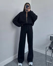 VICTORIA | Luksusowy Dres Eleganza Warschau Fashion Czarny S