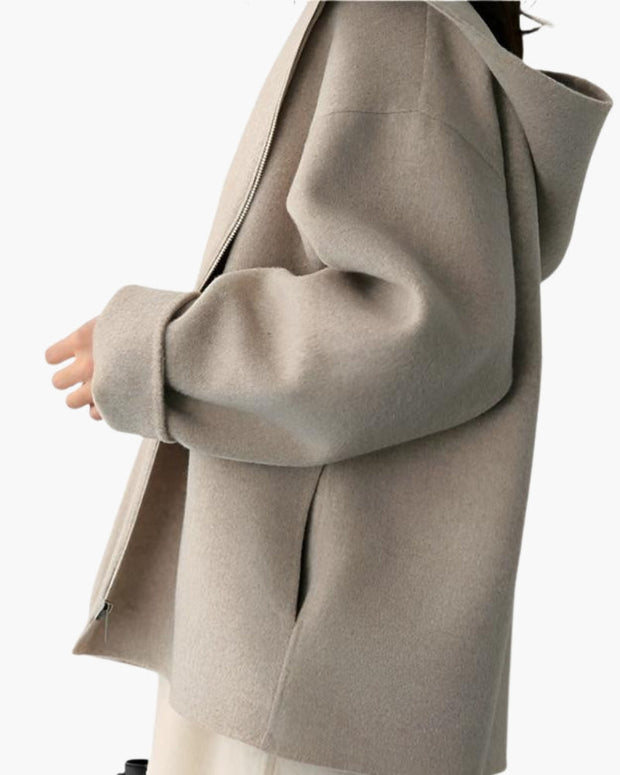Zamknięty płaszcz wełniany Marlow Warschau Fashion