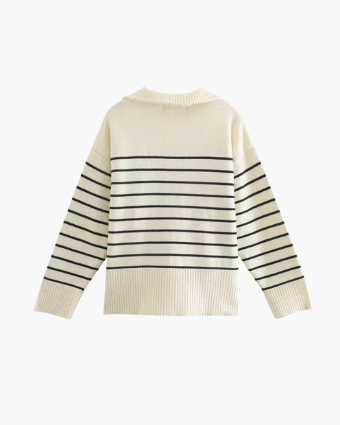 Stylowy Dzianinowy Sweter