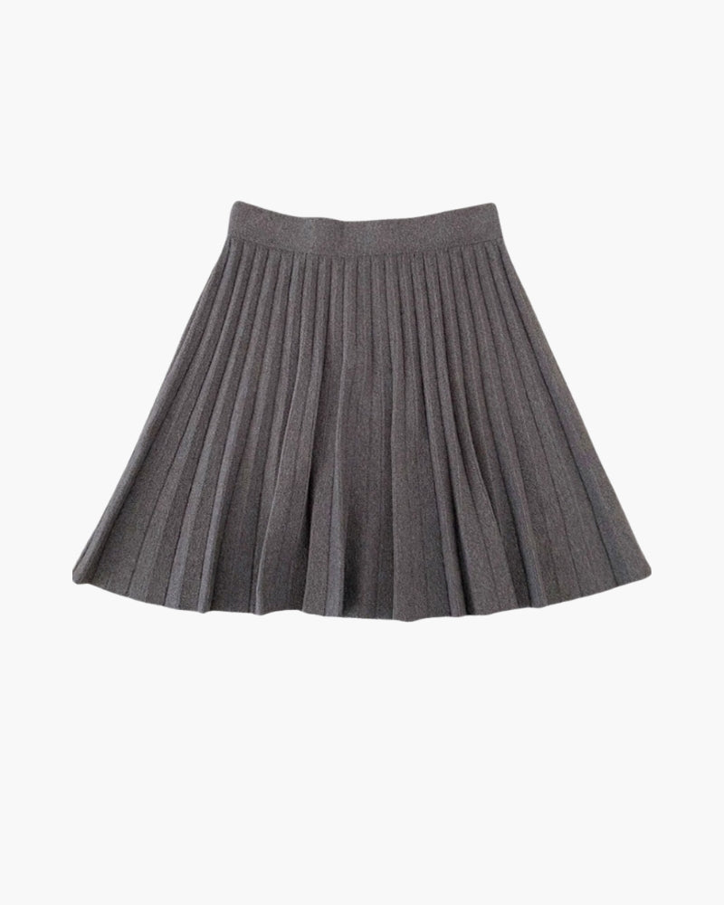 Plisowana mini spódniczka Oxford