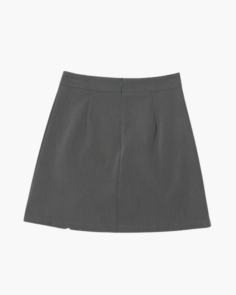 Prosta mini spódniczka Oxford