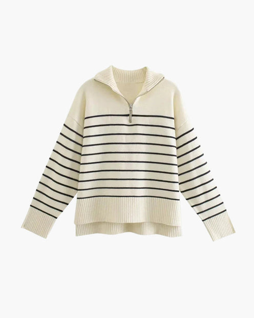 Stylowy Dzianinowy Sweter