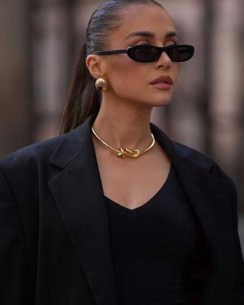 Owalne okulary przeciwsłoneczne Sylvie
