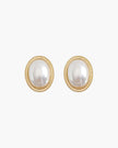 Owalne kolczyki Radiant Pearl