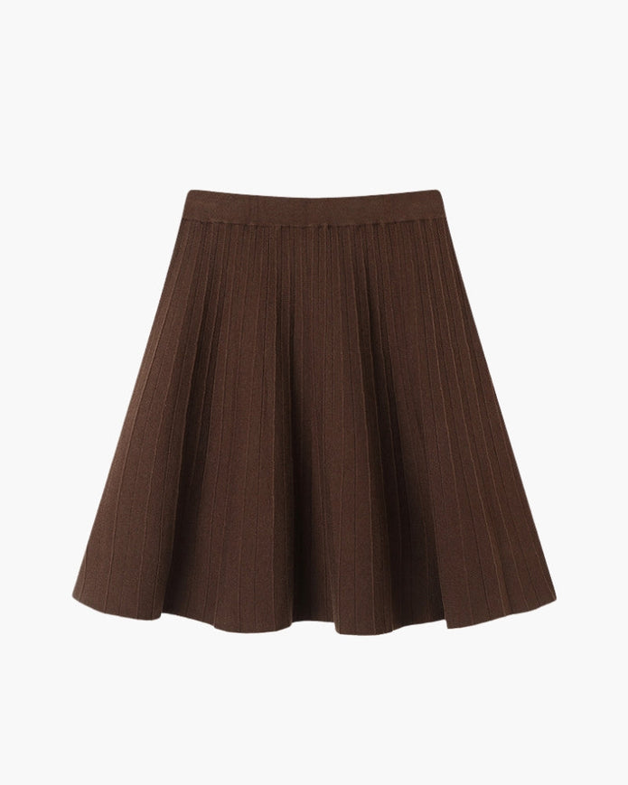 Plisowana mini spódniczka Oxford