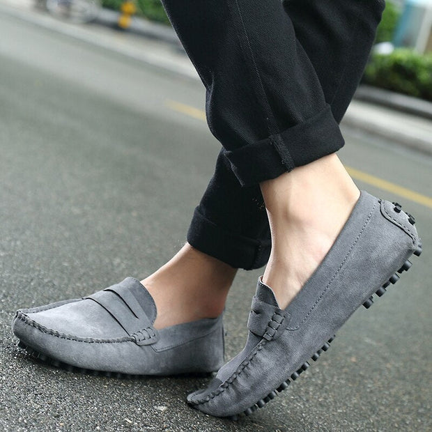 Męskie mokasyny skórzane Men Shoes Warschau Fashion