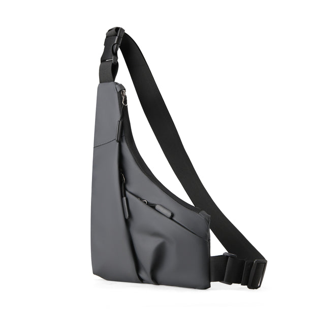 Ivan | Wodoodporna Torba na Ramię Crossbag dla Mężczyzn - Elegancka i Wielofunkcyjna Warschau Fashion Szary 32 cm x 22 cm x 6 cm