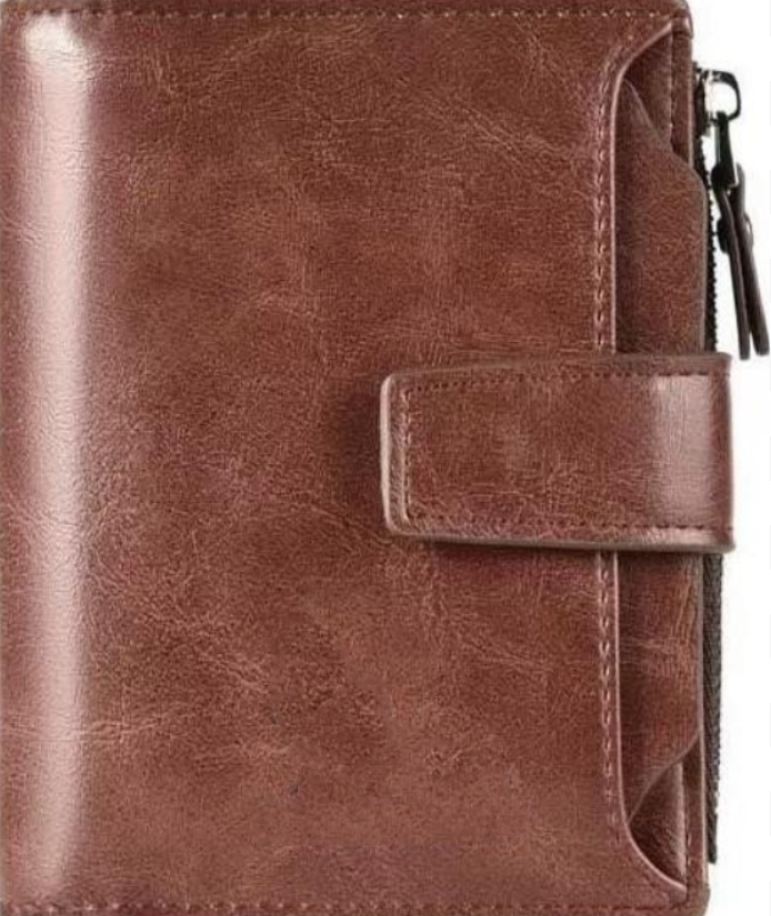 Męski portfel z zabezpieczeniem RFID i odpornością na kradzież