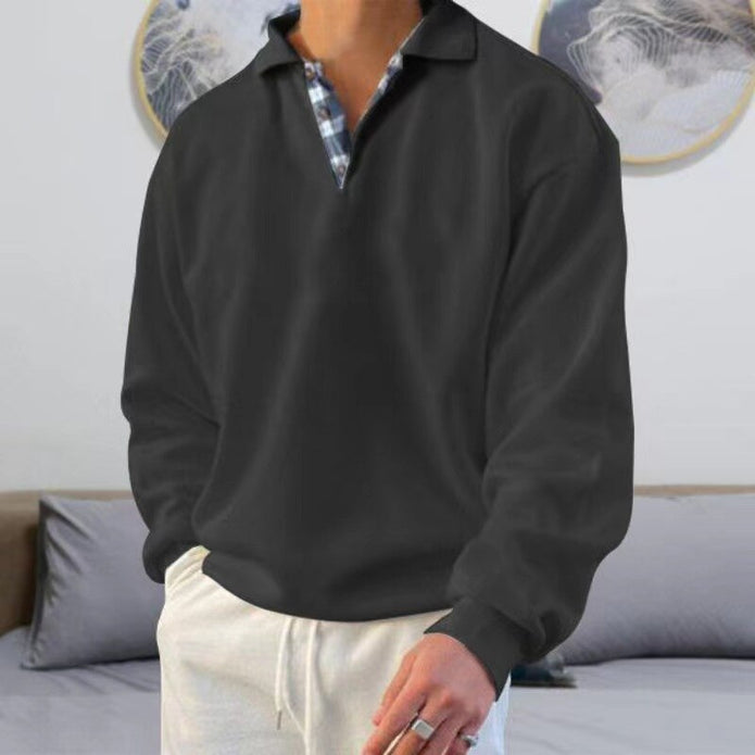 Benedikt | Męski Sweter Men Sweaters Warschau Fashion Czarny M