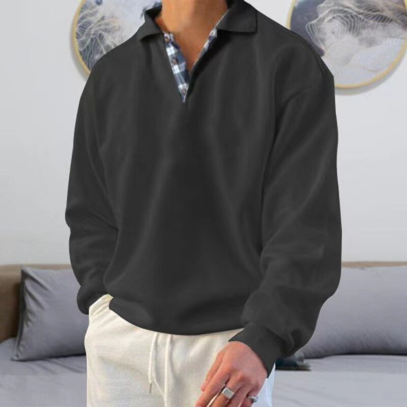Benedikt | Męski Sweter Men Sweaters Warschau Fashion Czarny M