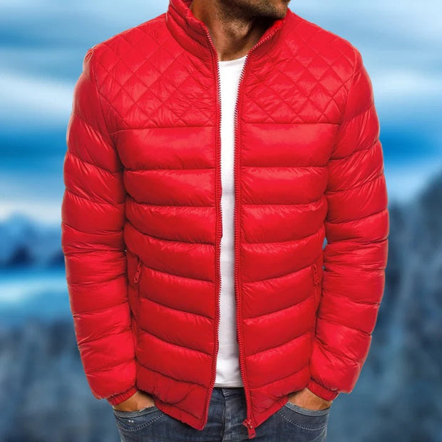Keith - Wodoodporna i wiatroszczelna Kurtamiar dla mężczyzn Men Winter Jacket Warschau Fashion Czerwony S