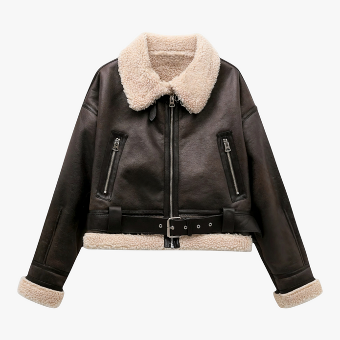 Kurtka Zimowa Damska Vintage Ciepła Kurtki i płaszcze damskie Warschau Fashion