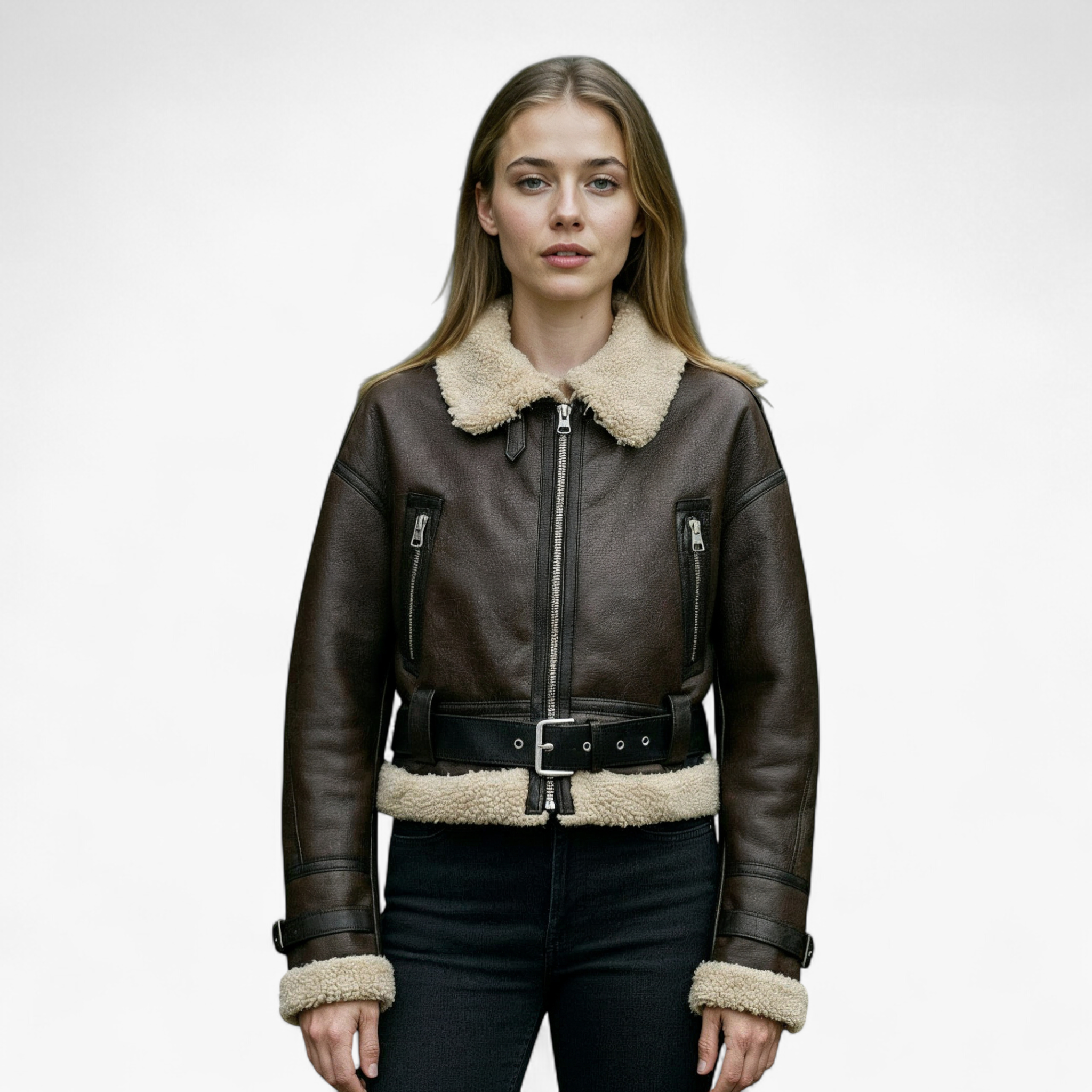 Kurtka Zimowa Damska Vintage Ciepła Kurtki i płaszcze damskie Warschau Fashion