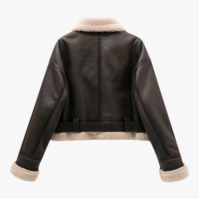 Kurtka Zimowa Damska Vintage Ciepła Kurtki i płaszcze damskie Warschau Fashion