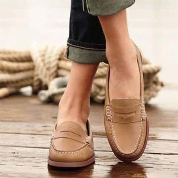 Kobiece Baleriny Women Shoes Warschau Fashion Khaki 34