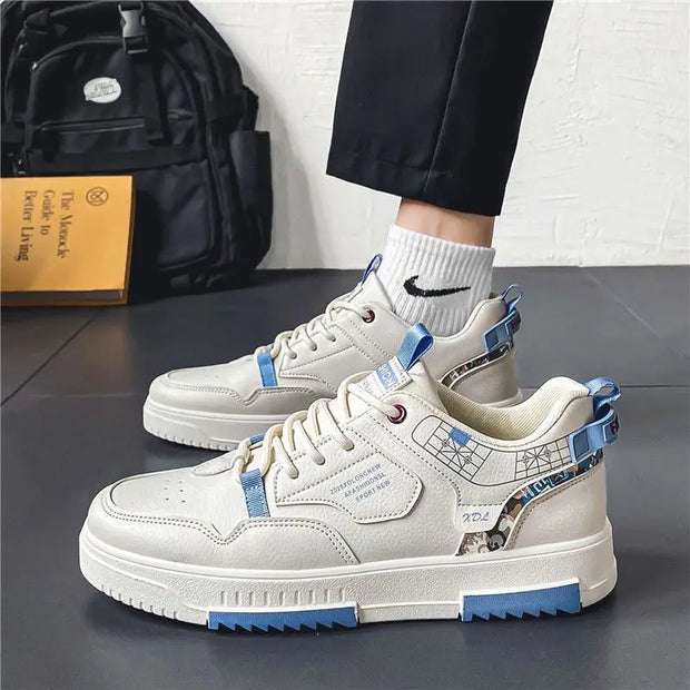 Floris – Eleganckie Obuwie Męskie, idealne na codzień lub na formalne okazje. Sneakers Warschau Fashion Beżowy 39