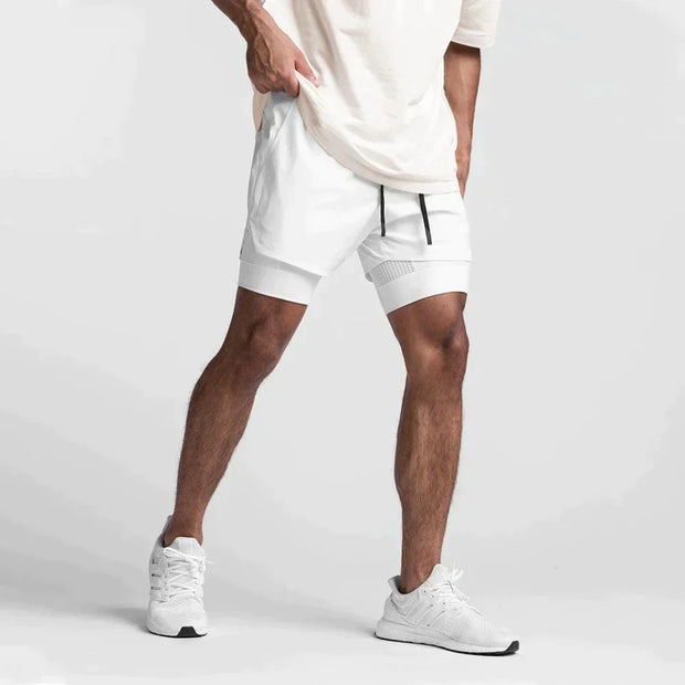 Adelmar | Męskie Szorty Men Shorts Warschau Fashion Biały S