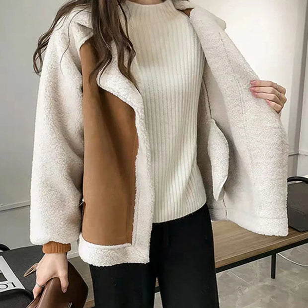 Elegancka Kurtka Z Zamkiem i Strategicznie Umieszczonymi Kieszeniami vest WarschauFashion