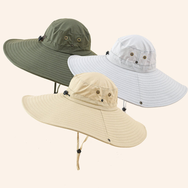 Damski kapelusz przeciwsłoneczny UV z szerokim rondem i regulowanym paskiem WW https://detail.1688.com/offer/648745293040.html Warschau Fashion